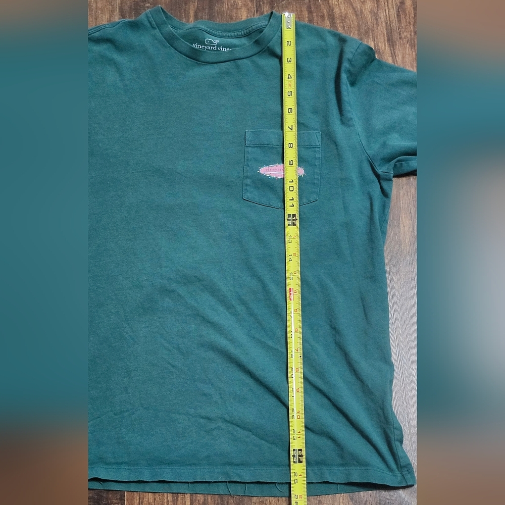 Vineyard Vines Dark Green Long Sleeve Tee. Size Medium. - Picture 6 of 7
